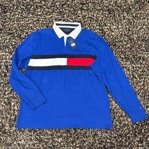 Tommy Hilfiger logo rugby shirt